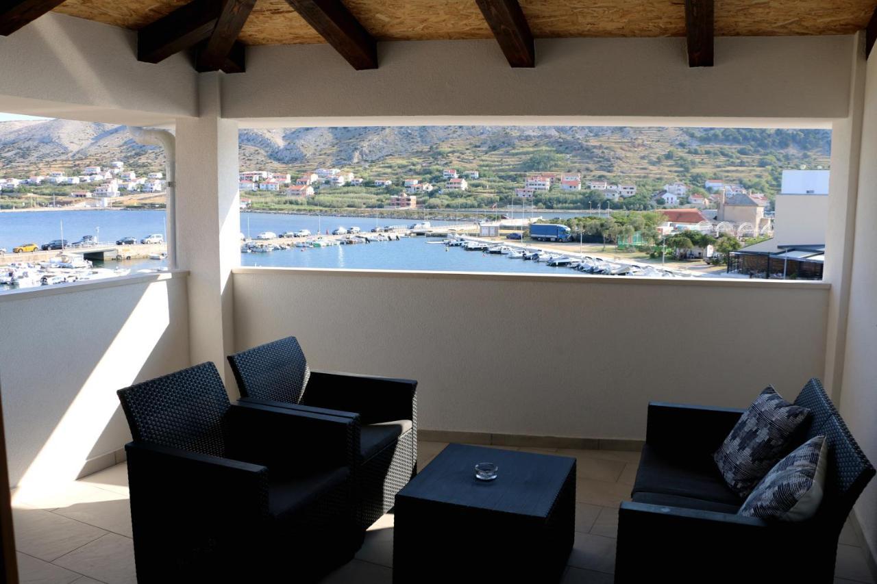 Apartment Penthouse & Apartment Studio Franci Pag Town Bagian luar foto